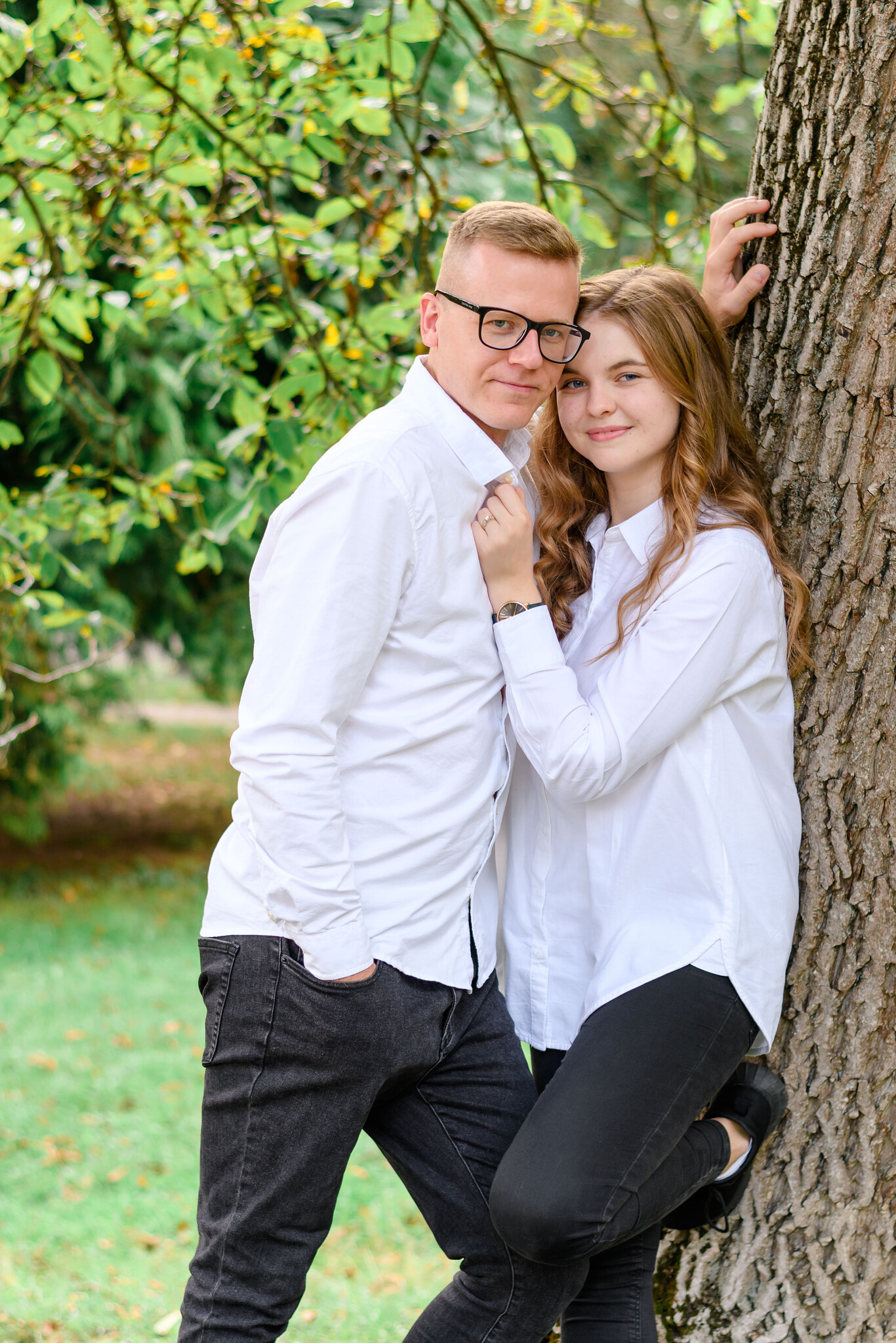 párové fotenie Prešov – portrét páru v prírode