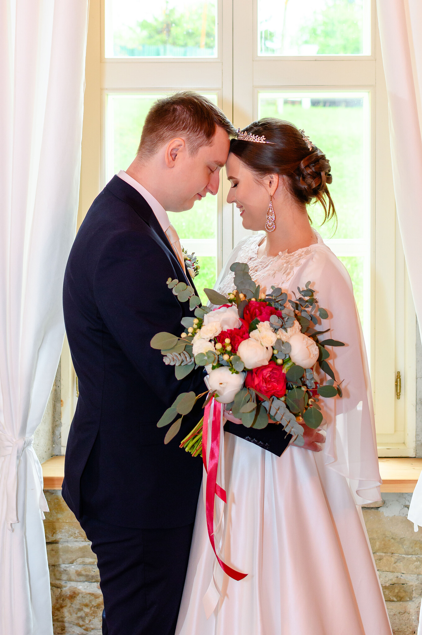 svadobné portréty Péchy Hermanovce interiér